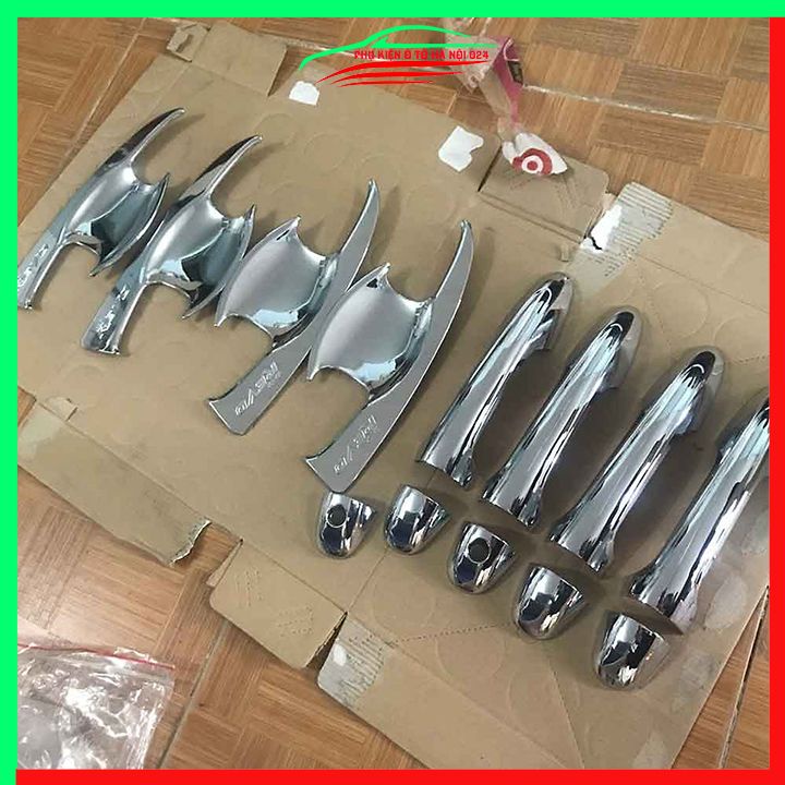 Ốp tay hõm mạ crom Hilux 2016-2023 Revo sáng bóng chống trầy bảo vệ cửa xe ô tô