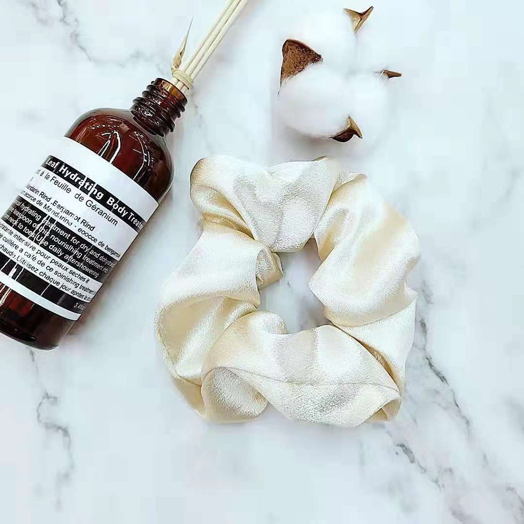 [ FREESHIP 50K ] Scrunchies chun cột tóc trơn [ Ảnh thât ]