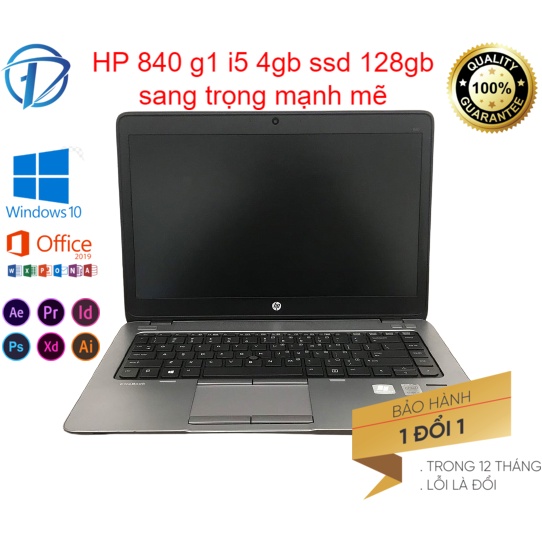 Laptop HP Elitebook 840 G1 Core i5-4GB-SSD 128GB LIKE NEW 99%-BH 12Th