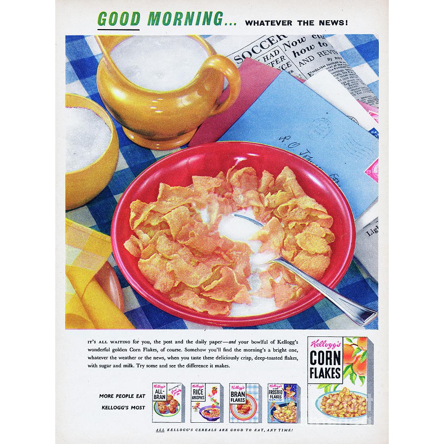 Bánh/Ngũ cốc ăn sáng Kellogg’s Corn Flake (Bắp) - Hộp 150/275/500g