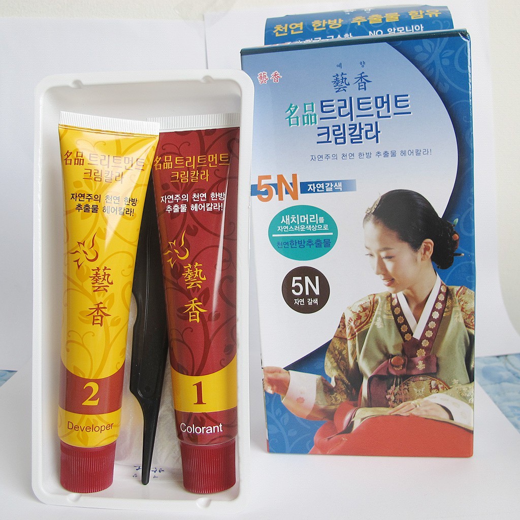 Thuốc nhuộm tóc Thảo Dược Xanh của Hàn Quốc