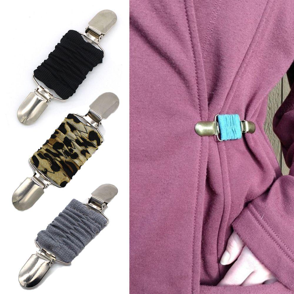 EUTUS Kẹp Cố Định Cổ Áo Cardigan Đa Năng Thiết Kế Mới