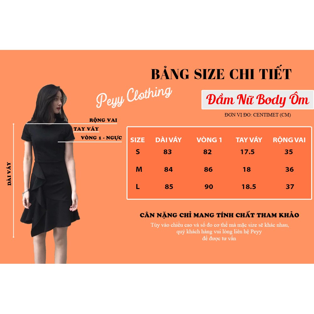 Đầm nữ body ôm ngắn tay kiểu đuôi cá ulzzang Hàn Quốc V30 - Peyy Clothing | BigBuy360 - bigbuy360.vn
