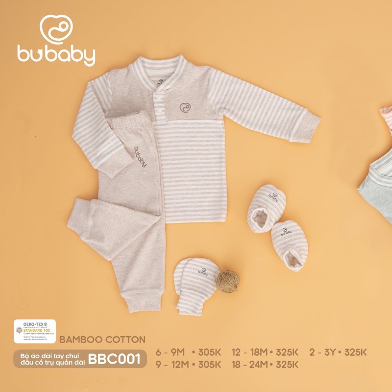 Bộ quần áo sợi tre bông Bubaby