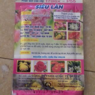 Phân bón cao cấp giữ hoa lâu tàn