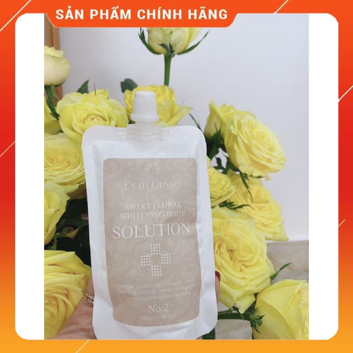 Siêu Phẩm Sữa Ủ Trắng Body Solution 💯 CHÍNH HÃNG HÀN QUỐC 💯 Giúp dưỡng trắng mịn mà không bào mòn da, loại bỏ các hắc tố