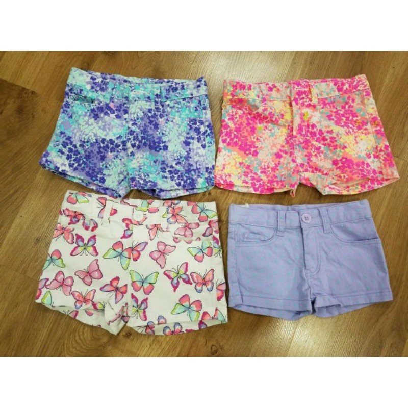 Quần short của bé gái sắc màu tươi trẻ