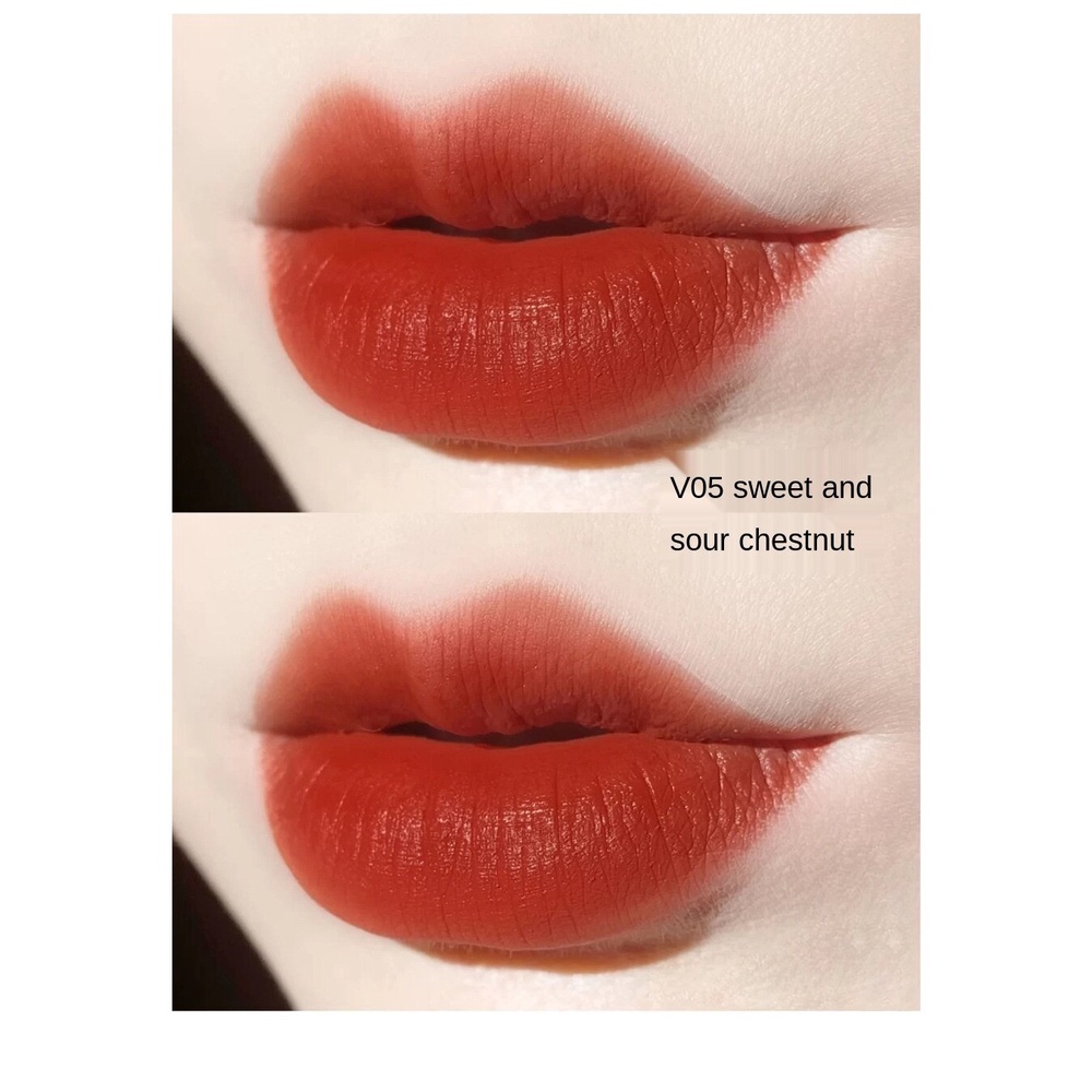 Son Môi Màu Nhung Lì Màu Macaron Xinh Xắn Cho Nữ