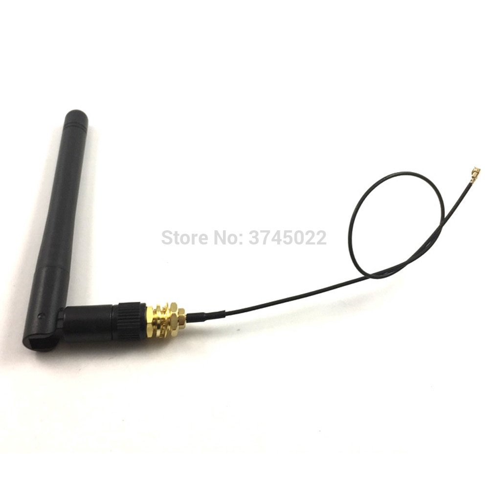 1pcs 2.4Ghz Wifi Antenna Gain 3dbi Rubber Antenne RP-Sma Male Plug + 1pcs Sma Cable 15cm With RP-Sma Female Jack | BigBuy360 - bigbuy360.vn