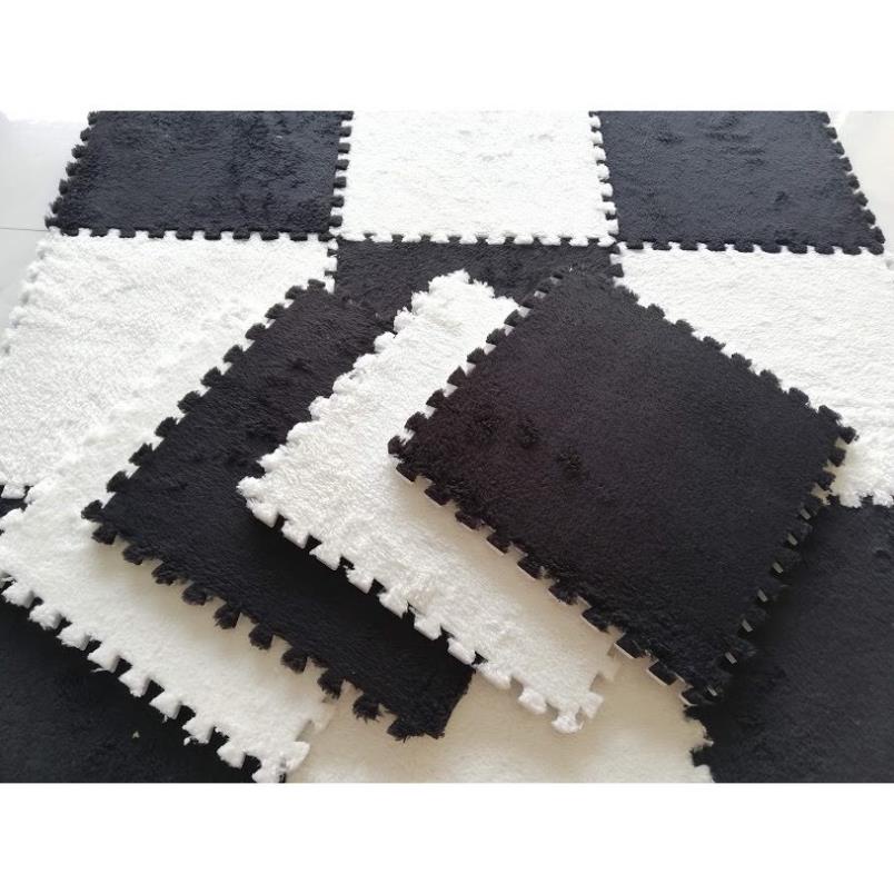 Thảm xốp Ghép Mặt Lông mềm mượt kích thước 30x30x1 cm