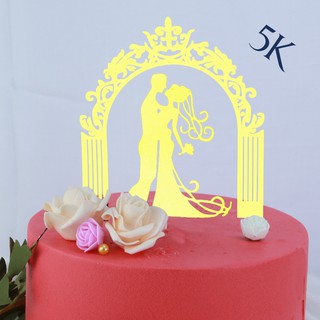 Cổng cưới trang trí bánh kem