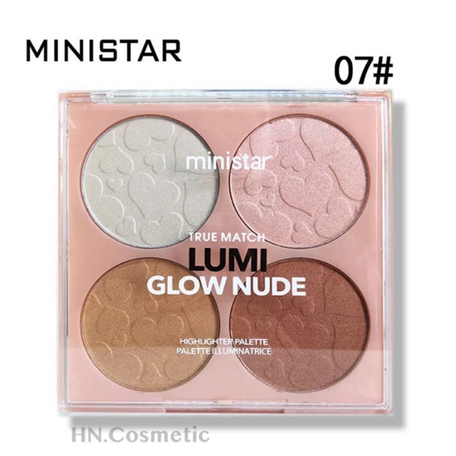 Phấn Tạo Khối MINISTART True Match Lumi Glow Nude Highlighter Palette Palette ILLuminatrice | BigBuy360 - bigbuy360.vn