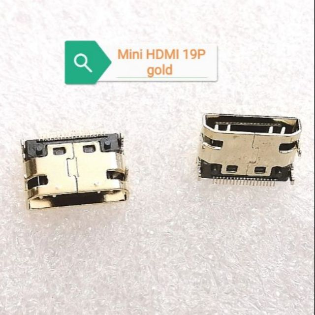 Cổng kết nối mini HDMI 19 chân dán hàn mạch