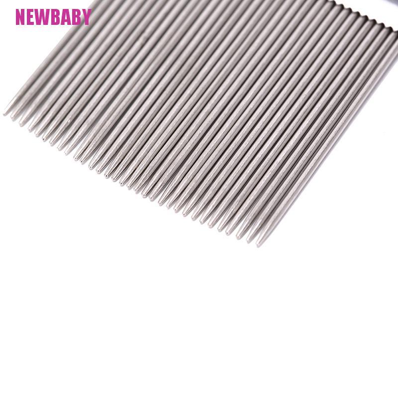 Lược Chải Tóc Bằng Thép Không Gỉ Loại Bỏ Răng Miệng