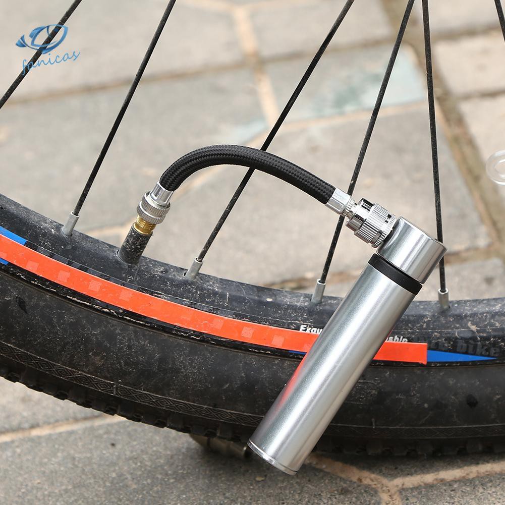 Dụng Cụ Bơm Bánh Xe Đạp Mini Cầm Tay Làm Từ Hợp Kim Nhôm