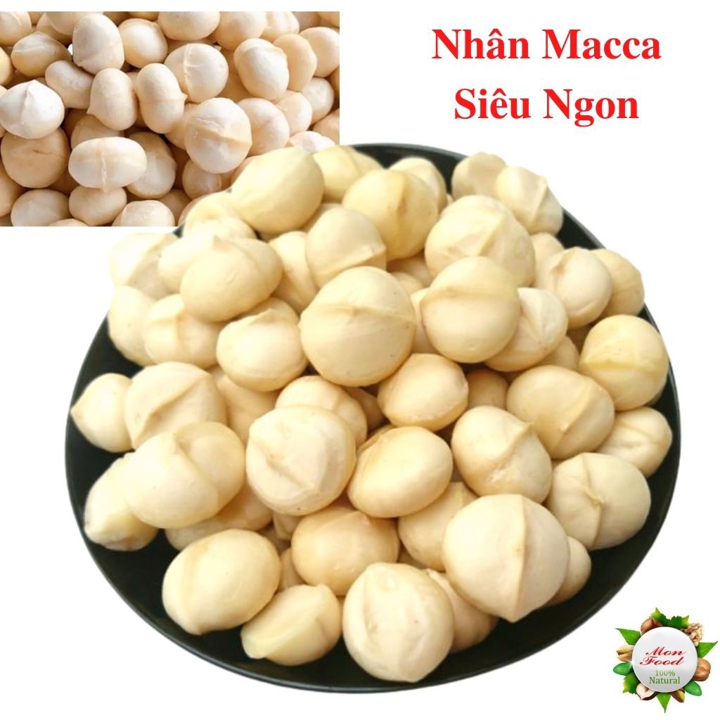 Nhân Macca Cao Cấp Size To, Mẩy, Trắng Thơm, Hạt Macca Tách Vỏ Ngon Giòn, ToFood86