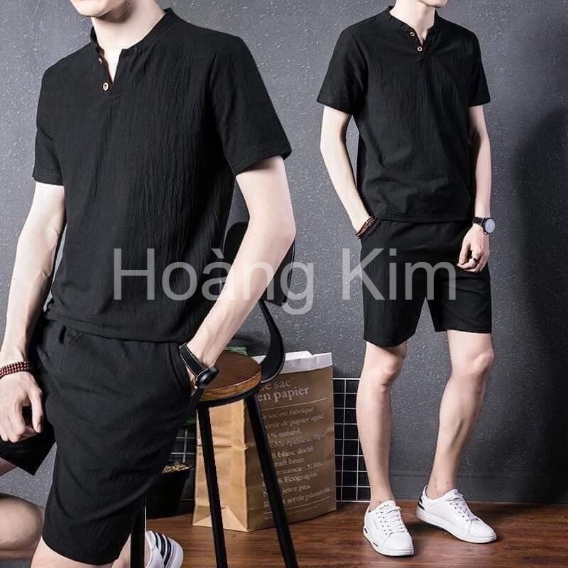 HÀNG CAO CẤP -  [Mã FASHIONT4MA2 giảm 10K đơn 50K] Bộ Quần Áo Nam Thu Đông Vải Đũi Loại Xịn - Đồ Ngủ Nam Mặc Ở Nhà  - Hà