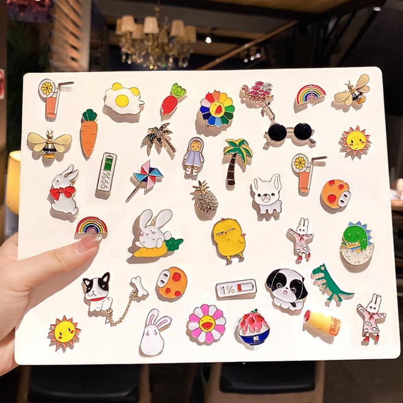 Ghim cài balo đi học họa tiết đáng yêu phong cách Nhật Bản