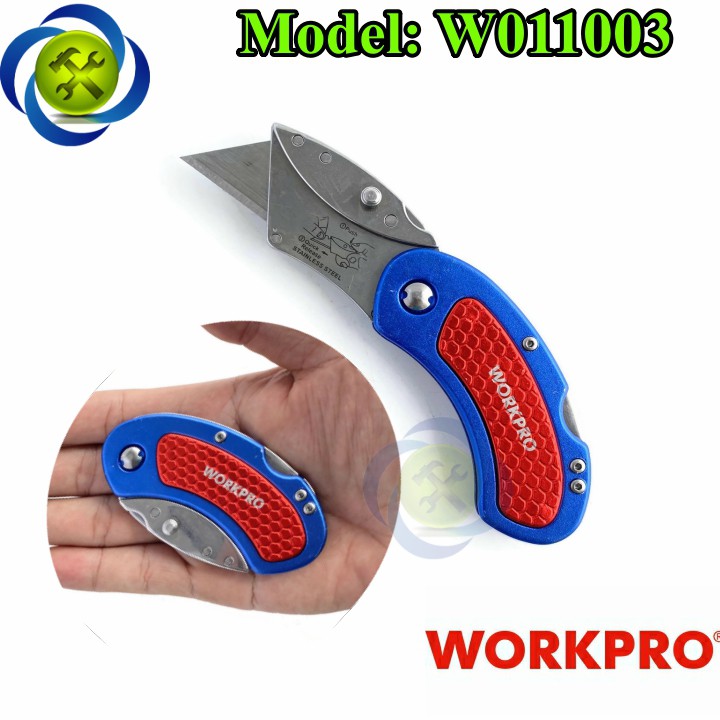 Dao rọc cáp Workpro W011003 loại xếp thay lưỡi nhanh