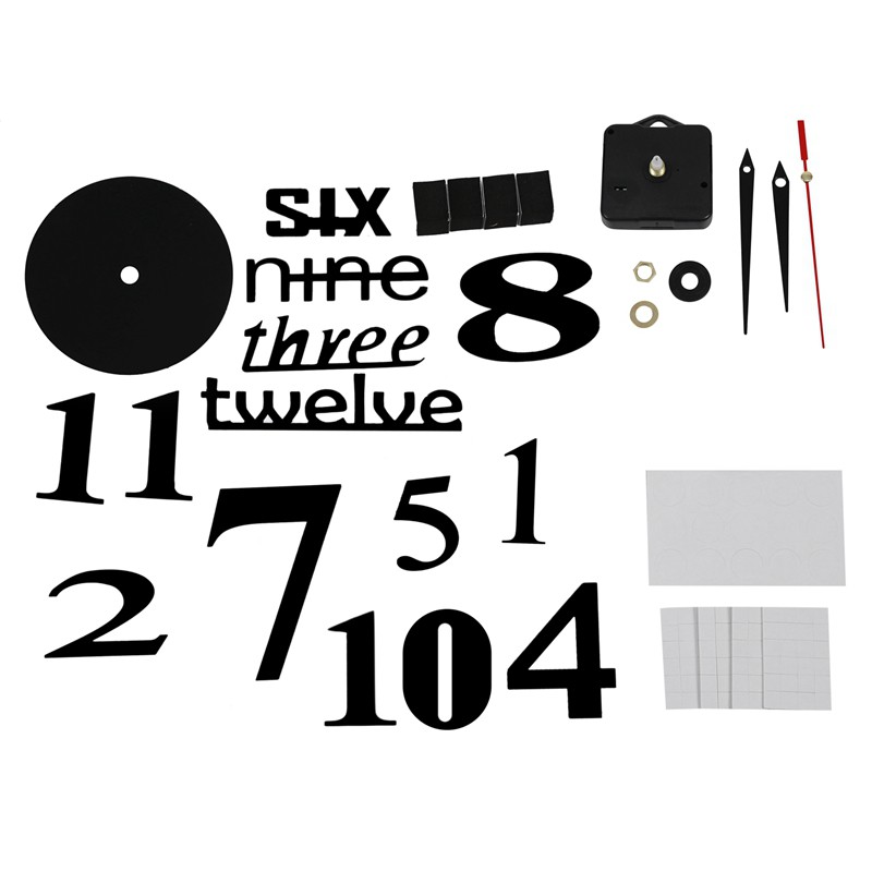 Đồng Hồ 3d Tráng Gương Dán Tường Độc Đáo