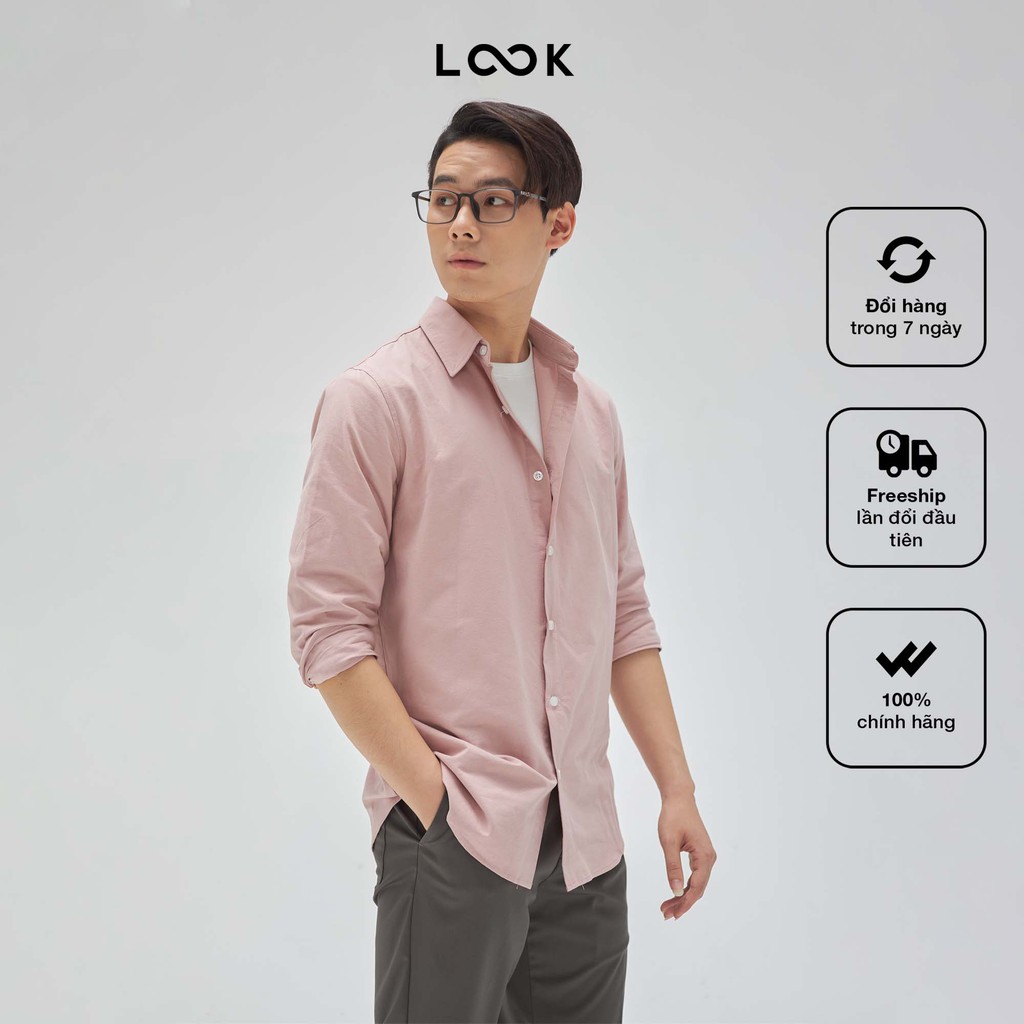 Áo sơ mi đũi dài tay LOOK BEVIS SHIRT | BigBuy360 - bigbuy360.vn