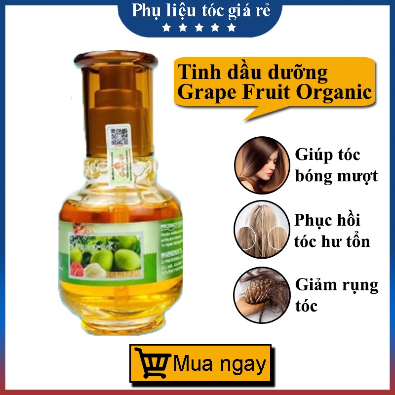 Tinh dầu bưởi Grapefruit Organic chính hãng kích thích mọc Tóc 60ml CT34
