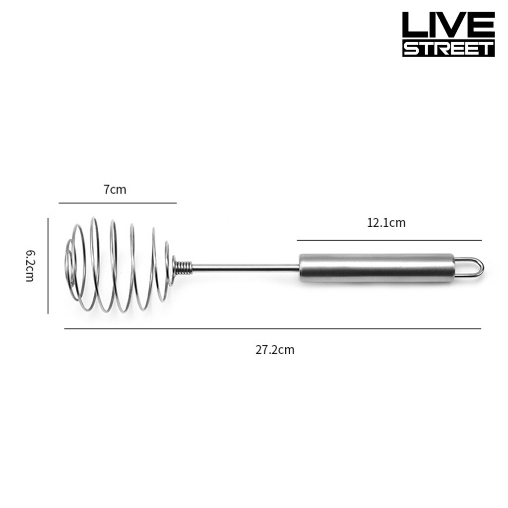 Dụng Cụ Đánh Trứng Bằng Thép Không Gỉ Cách Nhiệt Chống Dính Tiện Dụng Cho Nhà Bếp