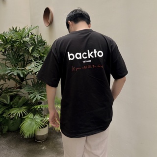Áo thun BACKTO SIGNATURE - Black