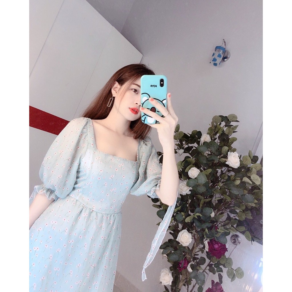 [Kèm hình thật] 14 mẫu ĐẦM MAXI VOAN HOA NHÍ TAY LỠ CỔ CHỮ U NHÚN THUN LƯNG VÀ EO / ĐẦM HOA NHÍ TAY LỠ NHÚM THUN EO | BigBuy360 - bigbuy360.vn