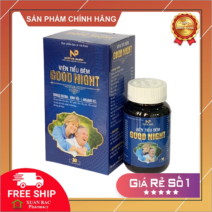 ✅ Viên tiểu đêm Good Night - Bổ thận, giảm tiểu đêm tiểu nhiều lần tiểu dắt tiểu không tự chủ