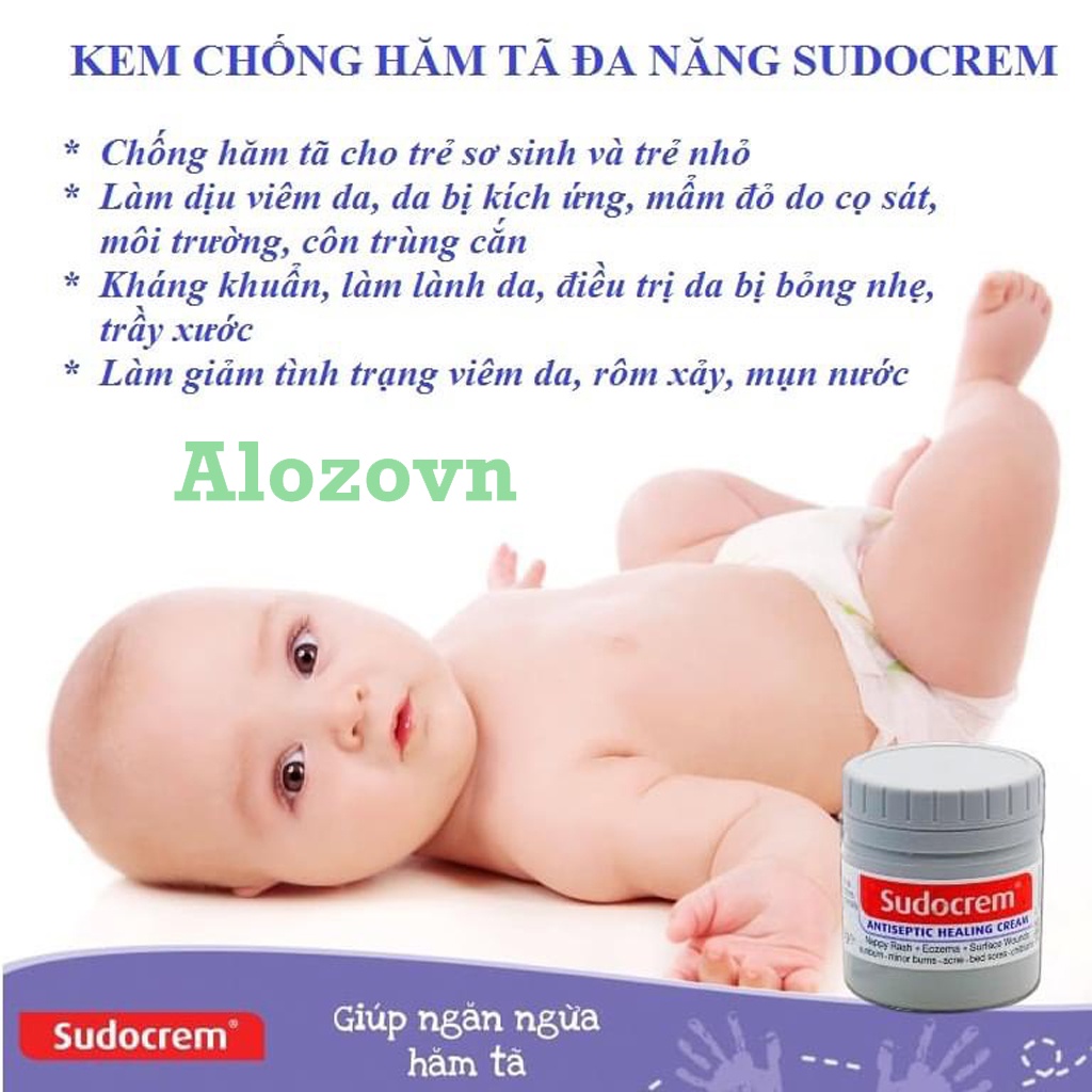 Sudocrem Anh 60g - Kem Hỗ Trợ Giảm Hăm Tã Cho Trẻ Từ Sơ Sinh