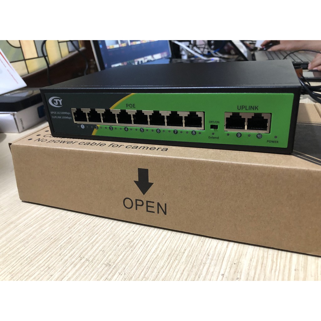 Switch PoE 4,8,16 Port Smart (bộ chia mạng poe 4,8,16 cổng poe)