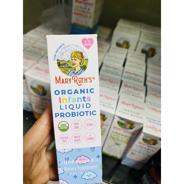 Siro Pha Hữu Cơ Mary Ruth's Liquid Probiotic 6-12m 30ml