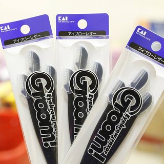 Set Dao Cạo Lông Mày Kai Groom! Eyebrow Razor