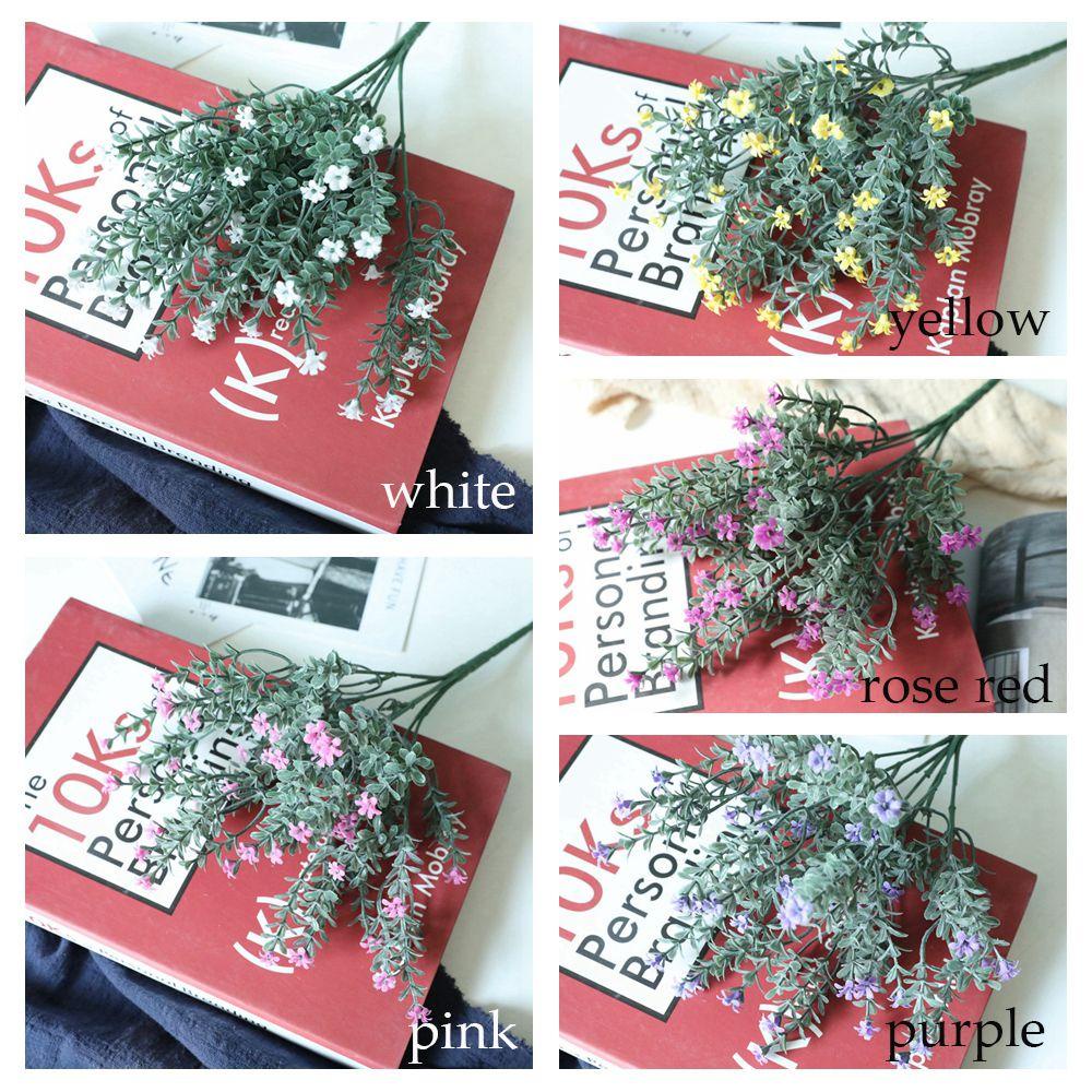 IVORY Cây Gypsophila Nhân Tạo Dùng Trang Trí Phòng Ngủ / Tiệc Cưới