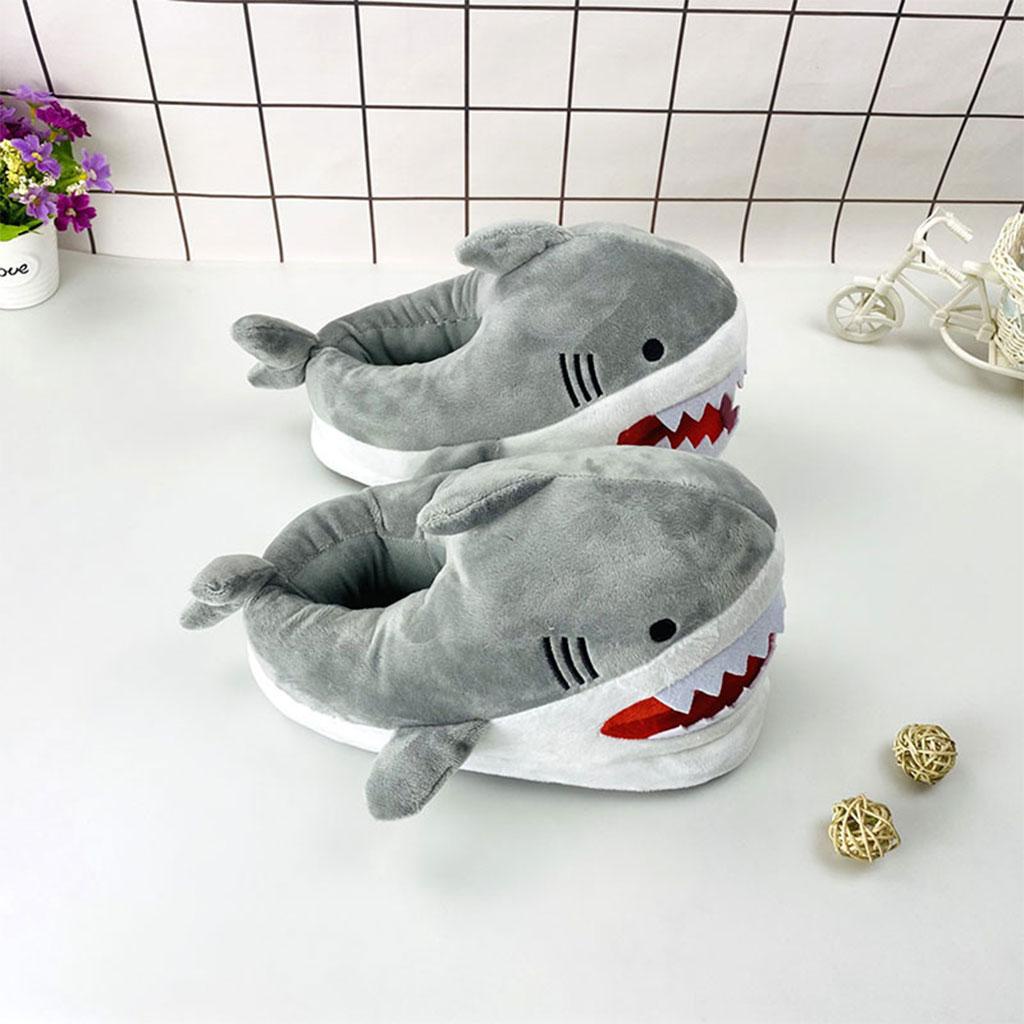 Dép Bông Đi Trong Nhà Hình Cá Mập Dễ Thương