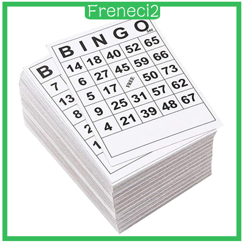 Bộ 60 Thẻ Trò Chơi Bingo 1 / 60 Tấm