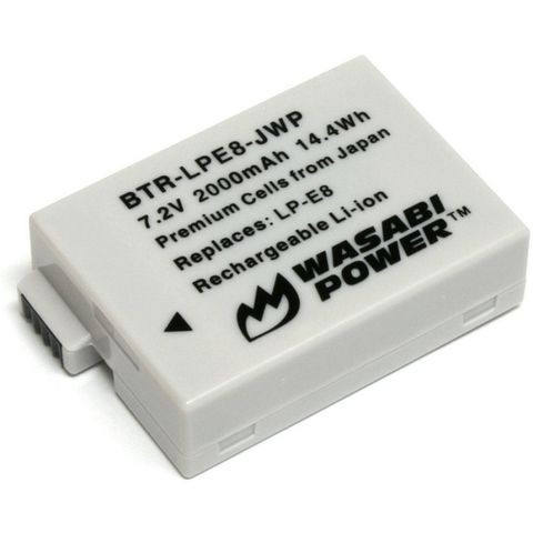 Pin Li-ion Wasabi LP E8 cho Canon 550D 600D 700D