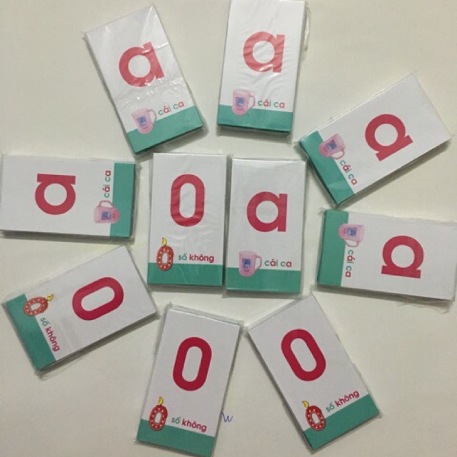 Sỉ 50 bộ chữ số mầm non
