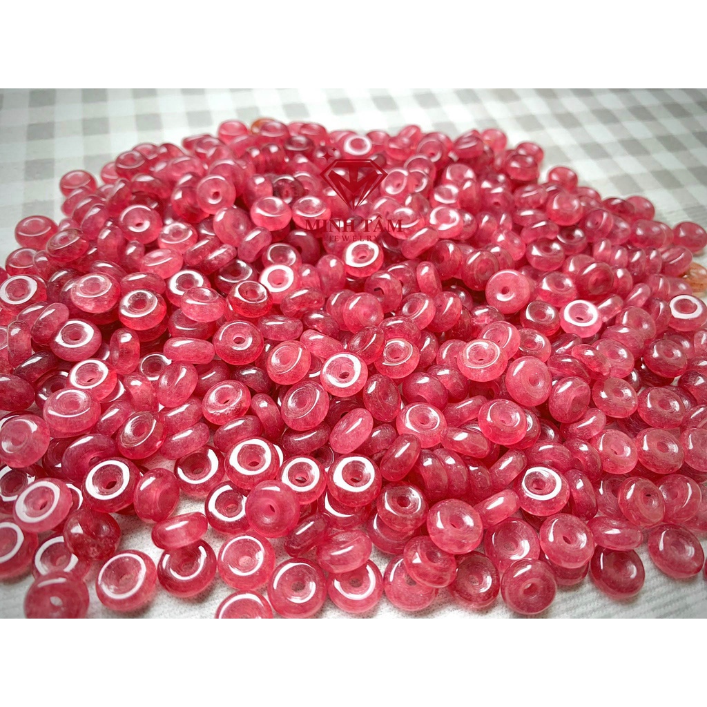 Vòng tay đồng điếu dâu tây đỏ có bán lẻ đồng điếu Minh Tâm Jewelry