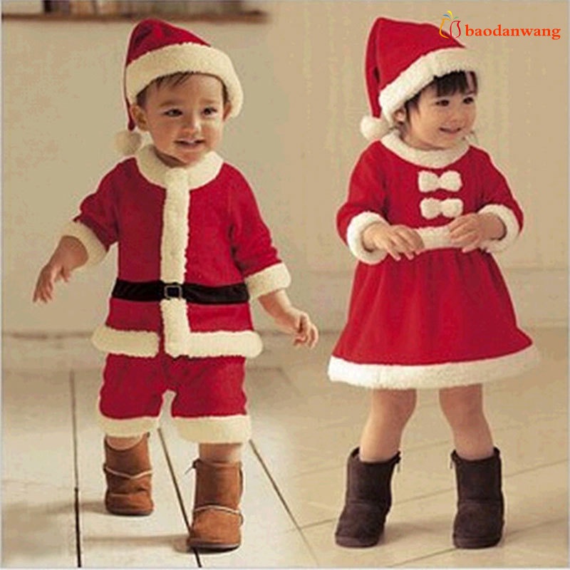 Bộ Đồ Hóa Trang Ông Già Noel Dành Cho Bé Trai Bé Gái