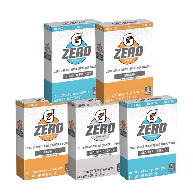 Propel electrolytes / G- Zero, Bột trái cây điện giải, bù nước USA