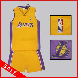 Áo bóng rổ Lakers màu vàng - Màu tím