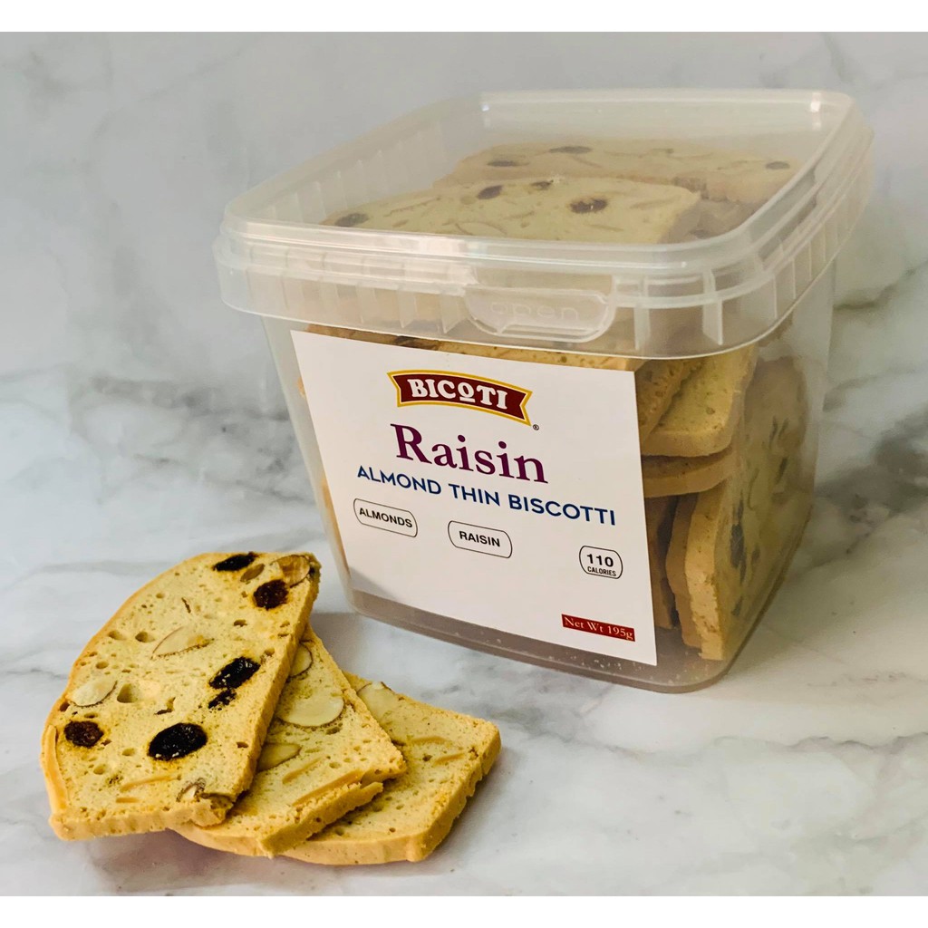 Bánh Biscotti Hộp 195gr - Bánh Ăn Kiêng, Bánh Giảm Cân | BigBuy360 - bigbuy360.vn