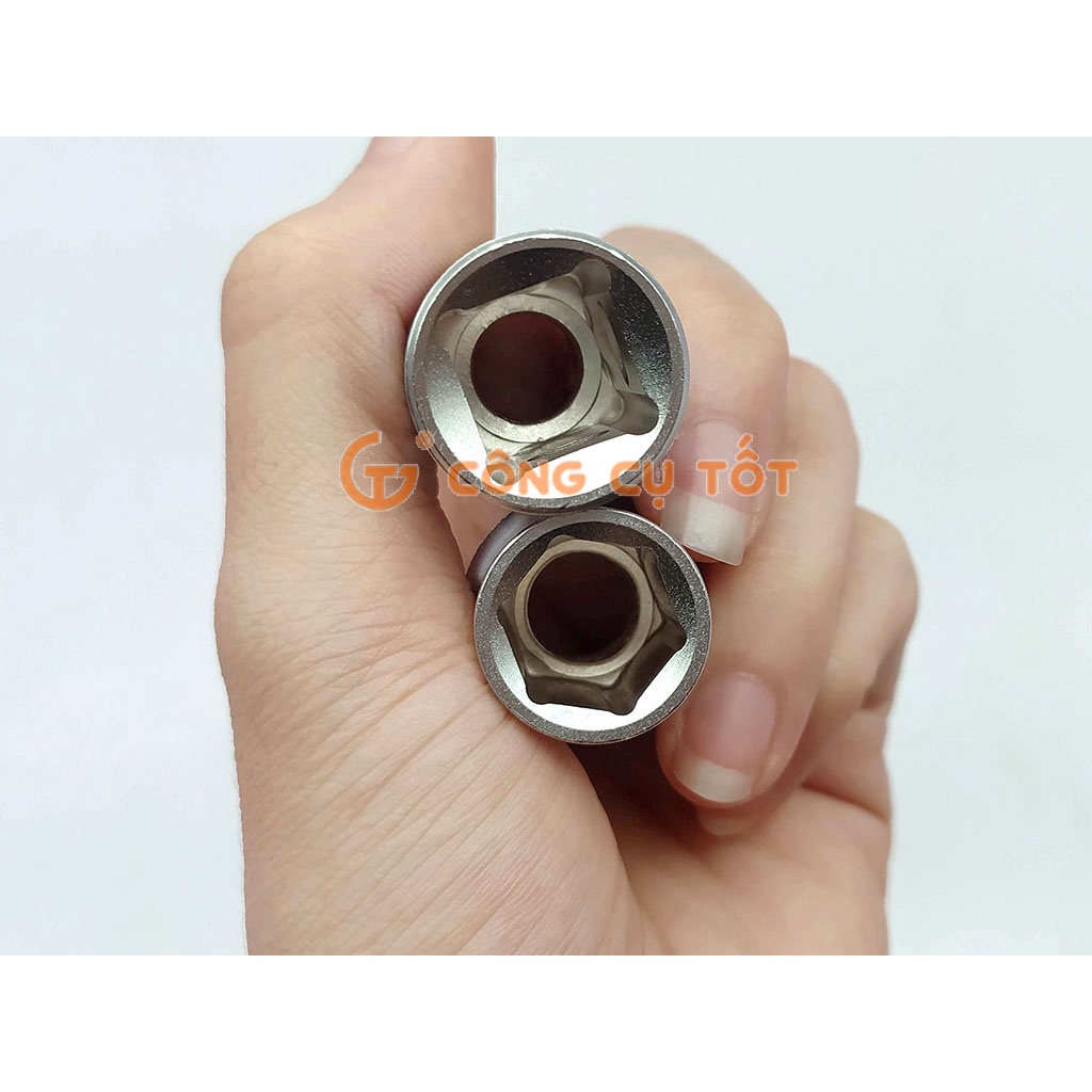 Đầu tuýp lục giác ngắn 1/2 LS+ số 8,12,13,14,15mm