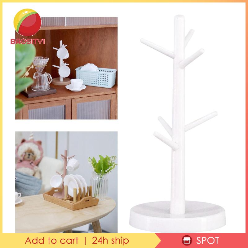 [Baosity1] Giá Đỡ Ly Nước Mini 1: 6 1: 12 Trang Trí Nhà Búp Bê