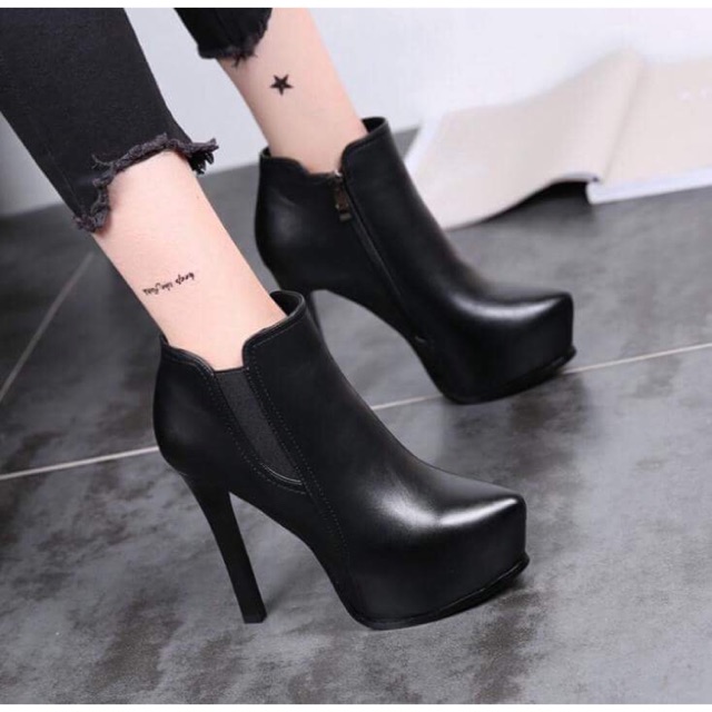 Sale boot cổ thấp da thật êm, mềm hàng nhập khẩu Hàn Quoc chất lượng cao, size 35