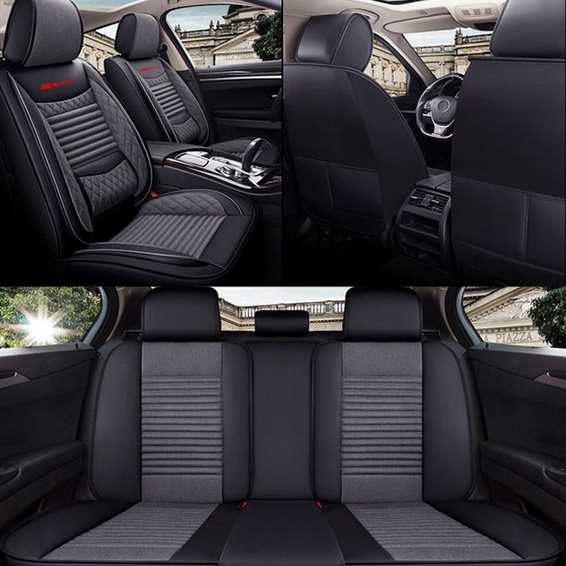 Đệm bọc ghế xe hơi SEAMETAL vải lanh thoáng khí bảo vệ thông dụng