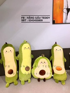 GẤU BÔNG QUẢ BƠ CHẤT ĐẸP MỀM MỊN < ảnh thật>