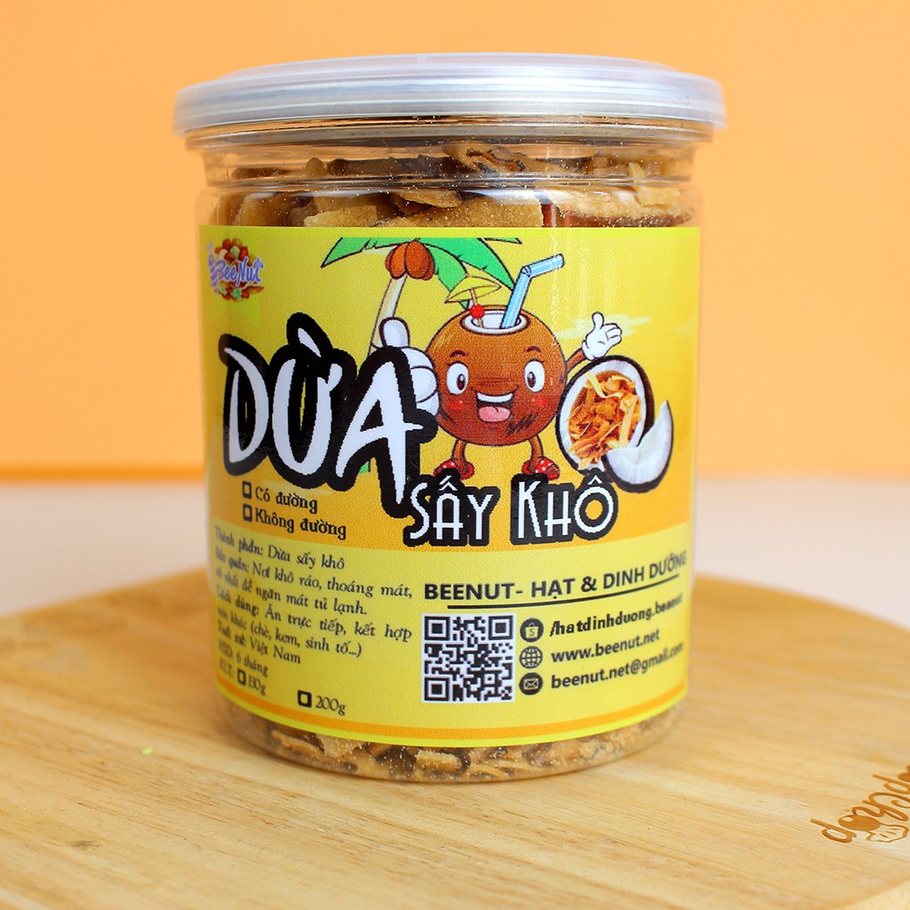 [Mã 77FMCGSALE1 giảm 10% đơn 250K] Dừa sấy khô, dừa sấy giòn cao cấp, ít vụn - BeeNut | BigBuy360 - bigbuy360.vn